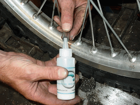 Attach bottle to hose