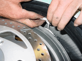 Pour Into Tire