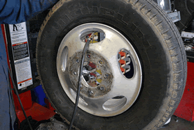Pressurize to seat tire beads