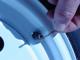 Install the filtered valve core
